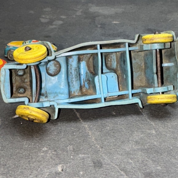 Vintage 1950s Miniature Tin Ambulance/taxi Car Japan 1 3/4" Long. 3‎  Cars Total - Picture 8 of 9